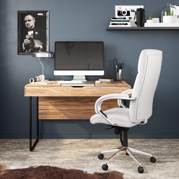 Alphason Gaming Desk Dorset Walnut 750 x 1180 mm