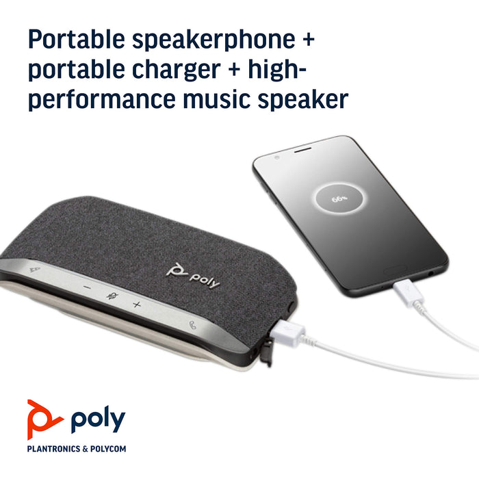 POLY Sync 20+M Microsoft Teams Certified USB-A Bluetooth Speakerphone