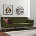 Novogratz 3 Seat Sofa GREEN LINEN Linen 2,044.70 (W) x 825.50 (D) x 850.90 (H) mm