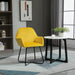 HOMCOM Accent Chair 839-128V70YL Yellow