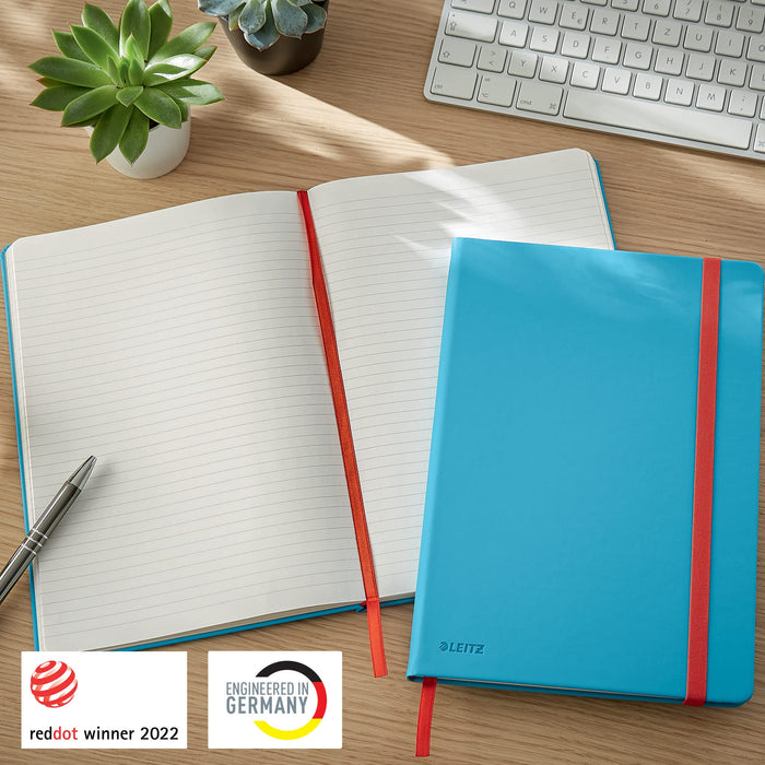 LEITZ Notebook B5 Ruled Paper Calm Blue 80 Pages