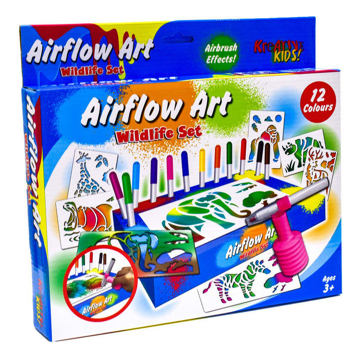 Airflow Art - Wildlife Set Air Flow Pens Playset
