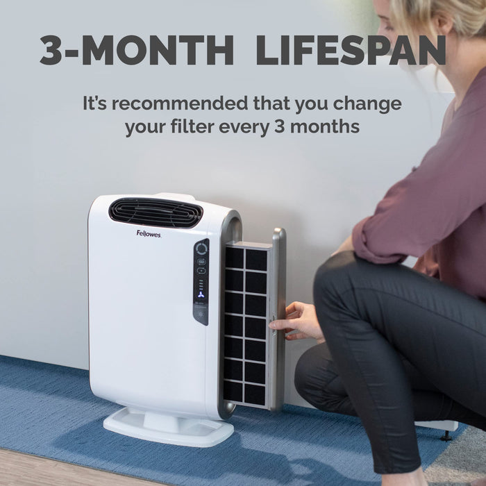 Fellowes Carbon Filter for AreaMax DX55 Air Purifier 25.5 x 0.5 x 32.9 cm Pack of 4