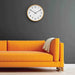 Acctim Analog Clock Orange 30 x 30 x 3.8 x 30 cm