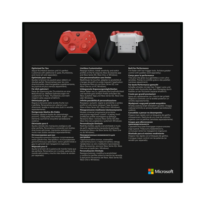 Microsoft Xbox Elite Wireless Controller Series 2 - Core Red (RFZ-00014)