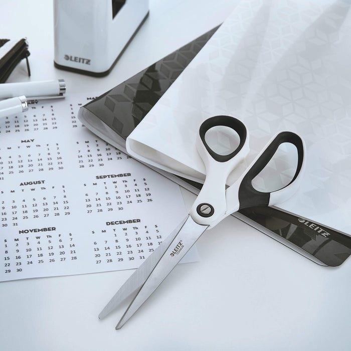 Leitz WOW Titanium Scissors Stainless Steel White, Black 205 mm