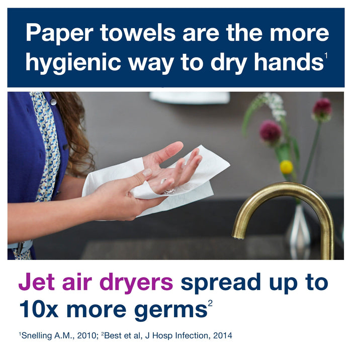 Tork Hand Towels H1 Without feather edge Green 2 Ply 290076 Pack of 6