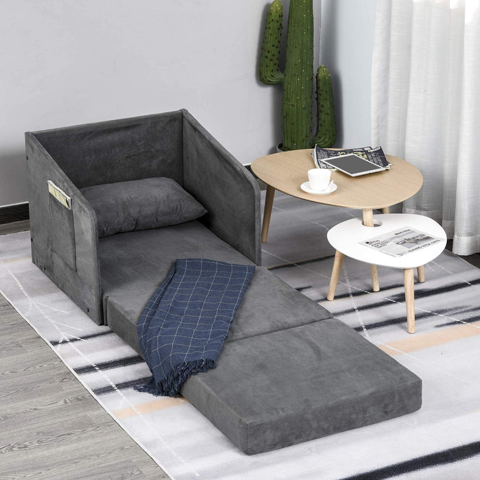 HOMCOM Sofa Grey 777 x 70 mm