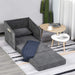 HOMCOM Sofa Grey 777 x 70 mm