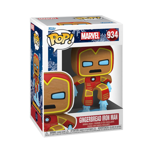 POP! Bobble-Head: Marvel Holiday - Gingerbread Iron Man - 934 /50658