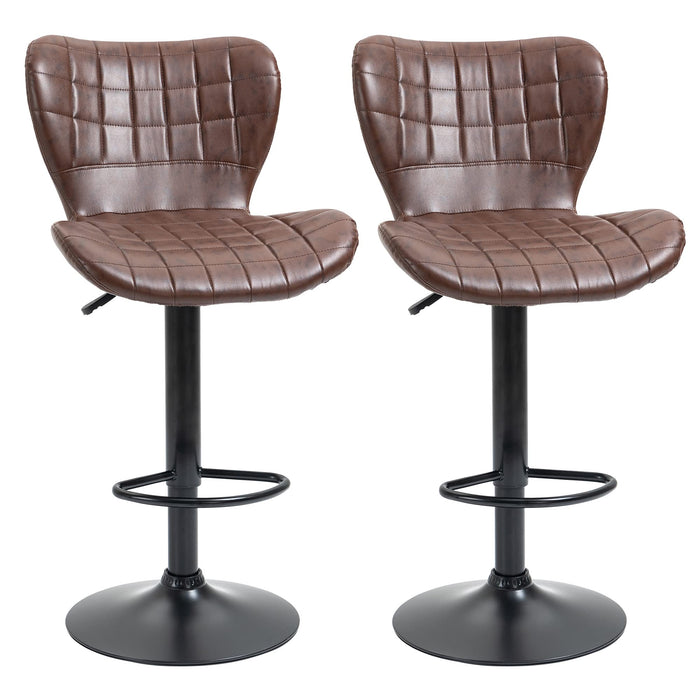 HOMCOM Bar Stool 835-544V70BN Brown