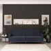Novogratz 3 Seat Sofa BLUE Velvet 2,070.10 (W) x 850.90 (D) x 876.30 (H) mm