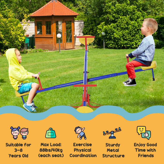 OutSunny Seesaw 344-024 480 mm 1820 mm 1820 mm Multicolour