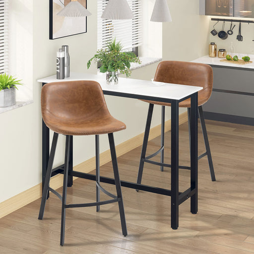 HOMCOM Bar Stool 835-778V70BN Brown