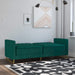 Novogratz 3 Seat Sofa GREEN Velvet 1,955.80 (W) x 838.20 (D) x 850.90 (H) mm