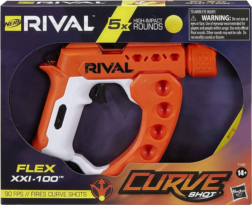 NERF Rival Curve Shot Flex XXI-100 Blaster //F1590 (14+)