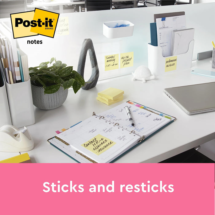 Post-It Notes 76X76 100S C/Ylw Pk24