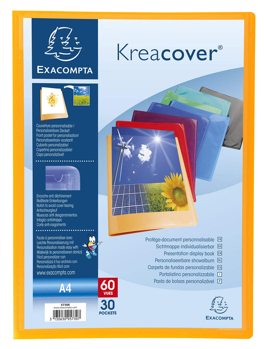 Exacompta Display Book 5730E A4 Assorted 30 Pockets Pack of 12