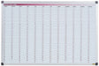 Bi-Office Annual Planner Magnetic 90 (W) x 60 (H) cm Multicolour