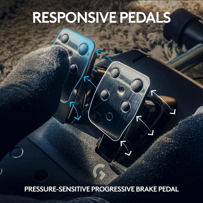 Logitech G G923 Racing Wheel and Pedals for Xbox X Xbox S Xbox One and PC