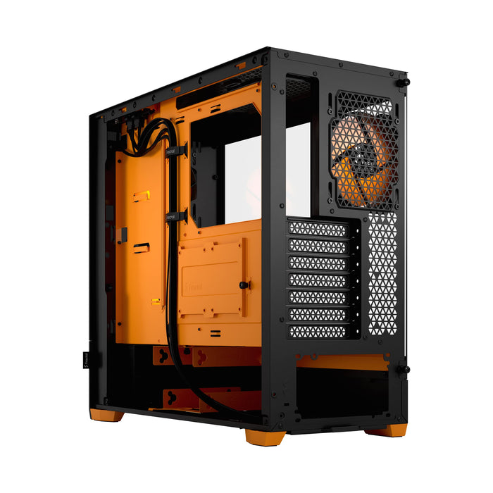 Fractal Design Pop Air ATX RGB Orange Core TG Clear PC Case