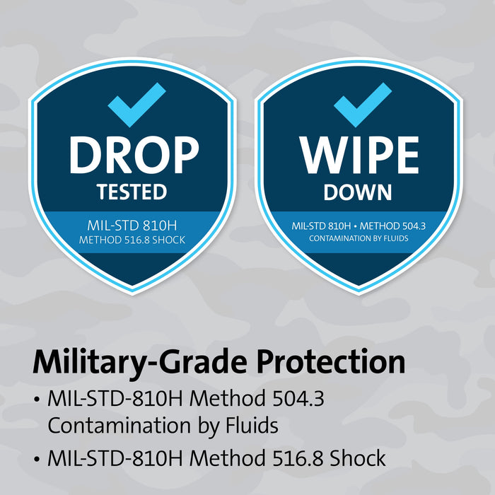 Kensington BlackBelt Rugged Case for Surface Pro 9 - Back cover for tablet - rugged - polycarbonate, ABS plastic, textured thermoplastic elastomer (TPE) - black