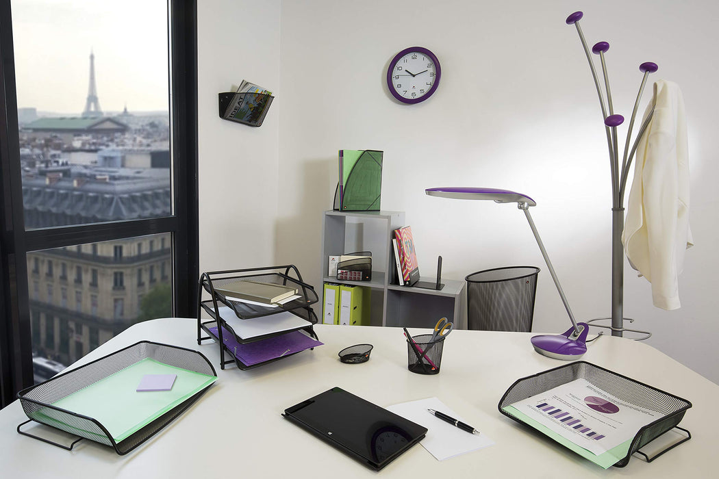 Alba Analog Wall Clock HORNEW P 30 x 5.5cm Prune