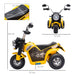 HOMCOM Kids Electric Motorcycle Yellow