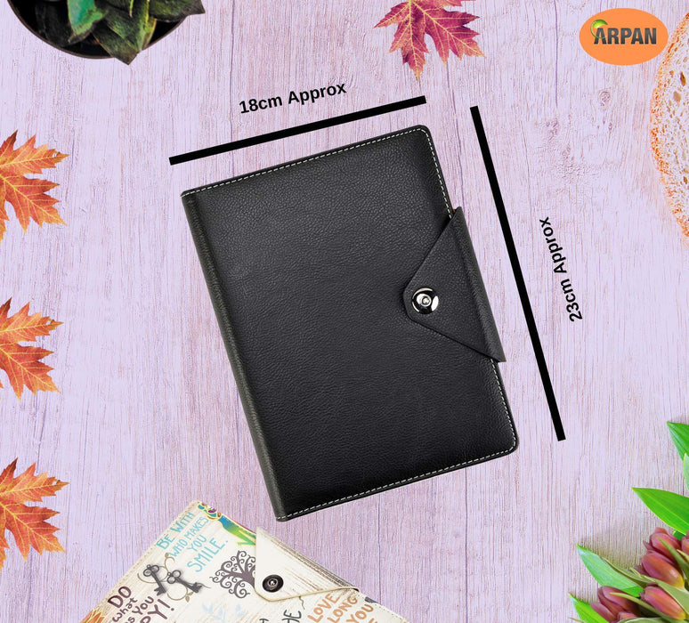 ARPAN Personal Organiser ST-9619 Week to View A5 Portrait Black