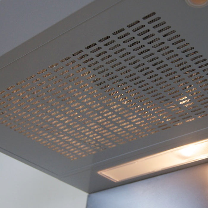 Statesman Cooker Hood VH60WH Stainless Steel White