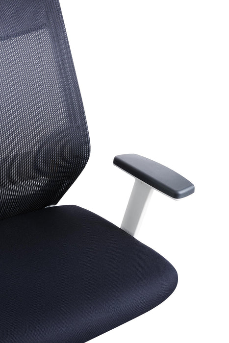 Rocada Ergoline Operators Chair Black/White - 908W-4
