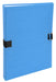 Exacompta Expanding Folders 38005H A4 Light blue Cardboard 24 x 32 cm Pack of 10