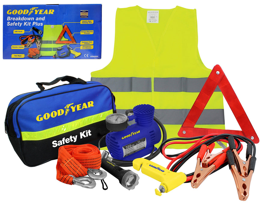 Goodyear Breakdown and Car Safety Kit 8 Piece