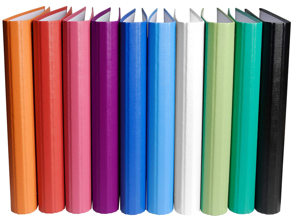 Exacompta Ring Binder 51570E Polypropylene (PP) A4 4 ring 40 mm Assorted Pack of 20