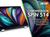 Acer Chromebook Spin 514 14 Inch Touchscreen Intel Core i3-1110G4 8GB RAM 128GB SSD Intel UHD Graphics Chrome OS