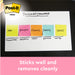 Post-it Sticky Notes Square 76 x 76 mm Assorted 654-TFEN 6 Pads of 100 Sheets