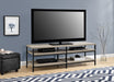 Alphason Rectangular TV Stand with Grey Oak Coloured MDF Top and Grey Oak Coloured Frame 1763096PCOM 1524 x 450 x 500mm