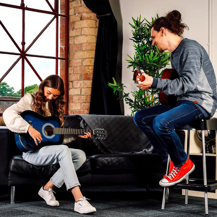 3rd Avenue Classical Guitar Rocket Series 3/4 Size Blueburst Set