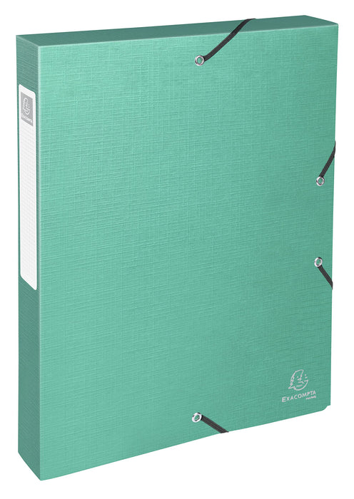 Filing Box Exacompta Teksto A4 Assorted 250 x 330 mm Coated Card Pack of 4