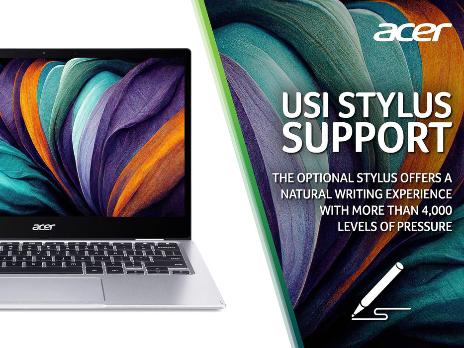 Acer Chromebook Spin 513 CP513-1H 13.3 Inch Touchscreen Qualcomm Snapdragon SC7180 4GB RAM 64GB eMMC Chrome OS