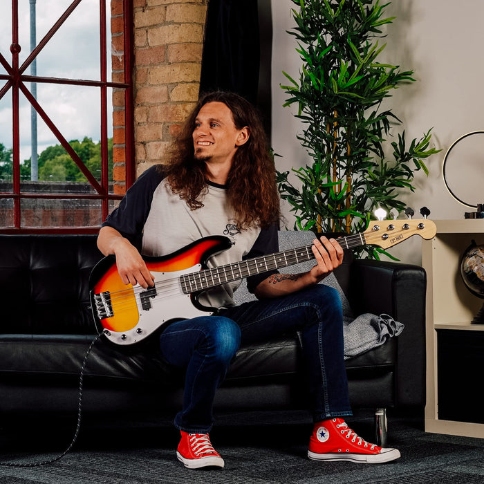 3rd Avenue Bass Guitar Sunburst