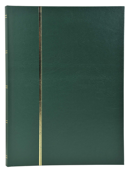 Stamp Album Faux Leather Cover Green 48 pages