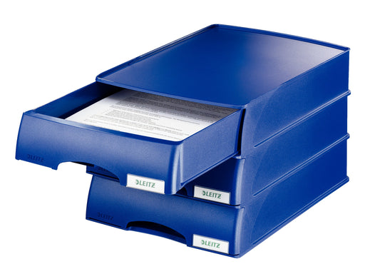 Leitz Letter Tray 52100035 Blue Pack of 4