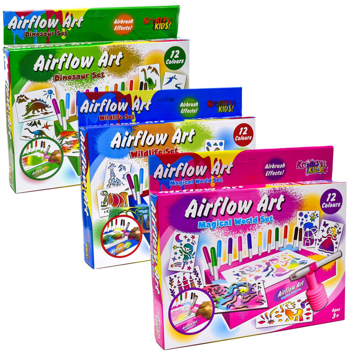 Airflow Art - Wildlife Set Air Flow Pens Playset
