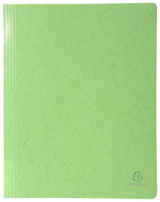 Exacompta Iderama Flat Bar Folder 380805B Glossy coated card 24 (W) x 32 (H) cm Anise green 2 Packs of 5