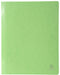 Exacompta Iderama Flat Bar Folder 380805B Glossy coated card 24 (W) x 32 (H) cm Anise green 2 Packs of 5