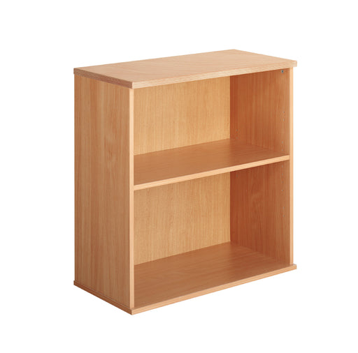 Dams International Bookcase with 1 Shelf Deluxe Desk High 800 x 600 x 725 mm Beech
