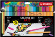 STABILO Fineliner Pen Cardboard Arty Assorted Pack of 36