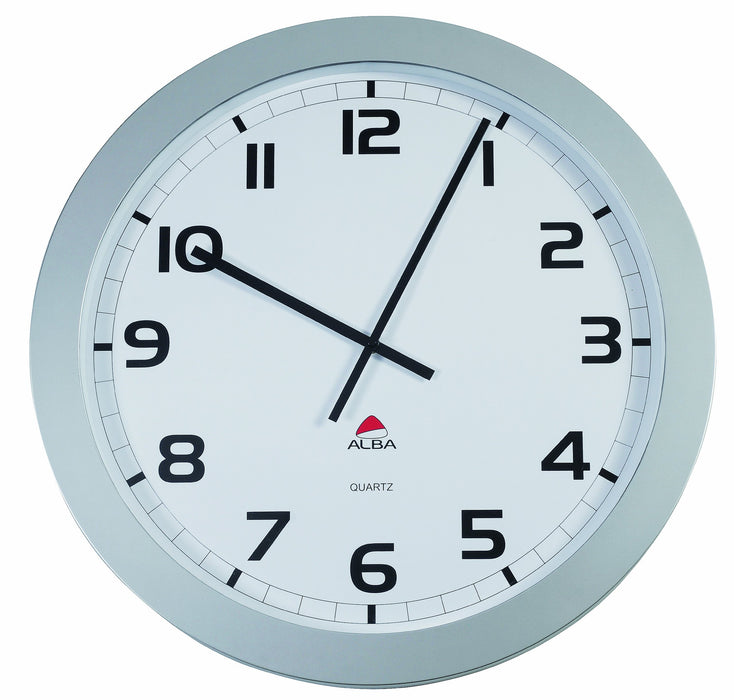 Alba Analog Wall Clock HORGIANT 60 x 5cm Silver Grey