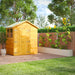 Power Garden Shed 46PADD Golden Brown 4x6